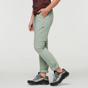 Cotopaxi Women's Salto Ripstop Pant in Silver Leaf Green, XL